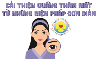 Cải thiện quầng thâm mắt từ những biện pháp đơn giản